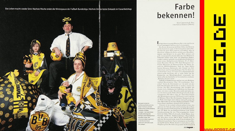 Borussia Dortmund, Willi Thomczyk, BVB fanartikel, ZEITmagazin, © Goggi Strauss