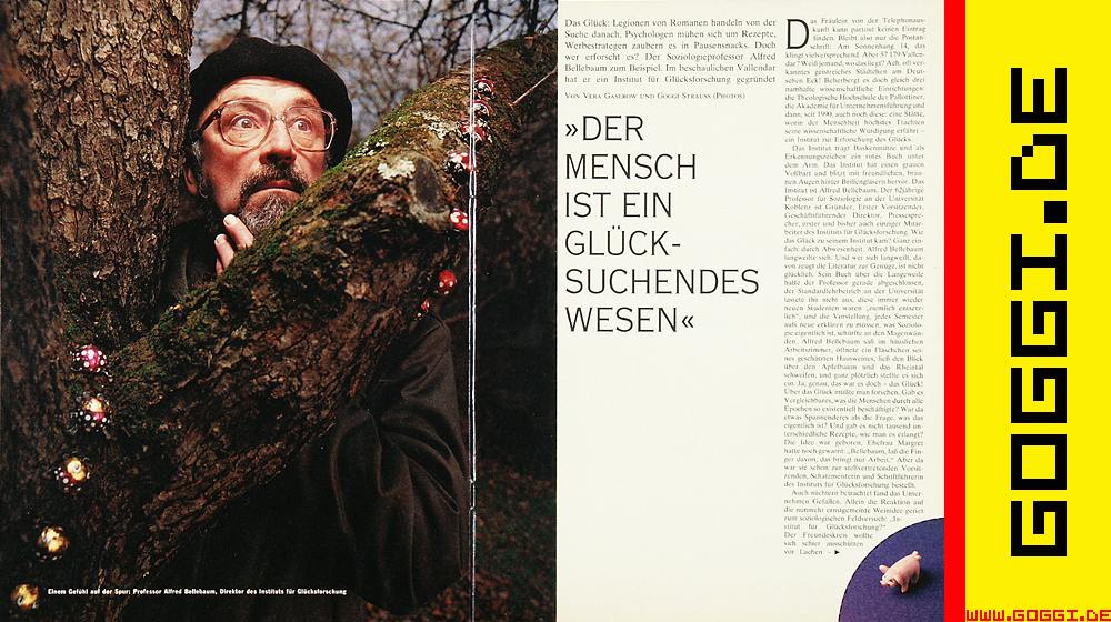 Alfred Bellebaum, ZEITmagazin, © Goggi Strauss